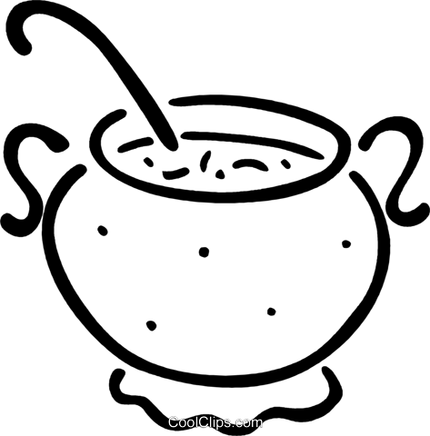 473x480 Soup Royalty Free Vector Clip Art Illustration Vc035292