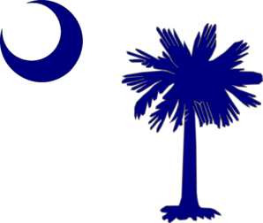 298x252 South Carolina Flag Clip Art