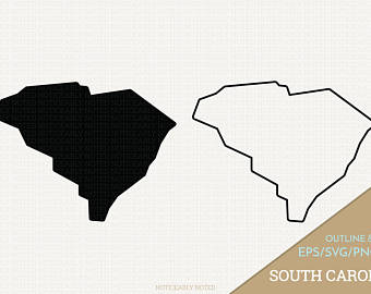 340x270 South Carolina Svg Etsy
