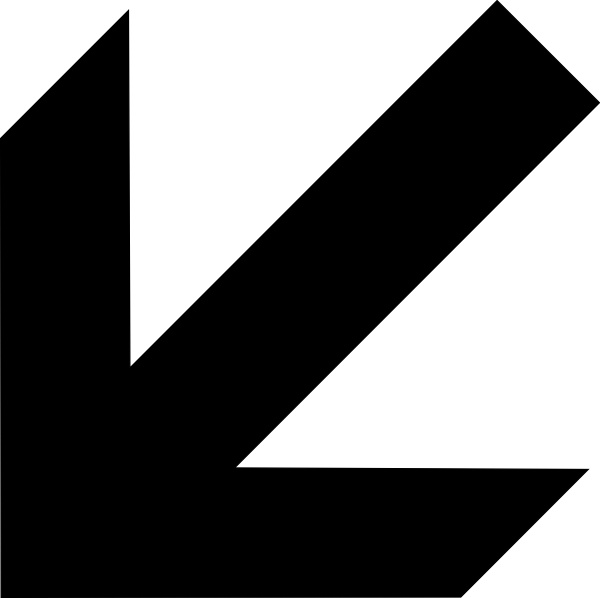 600x598 South West Arrow Clip Art Free Vector In Open Office Drawing Svg