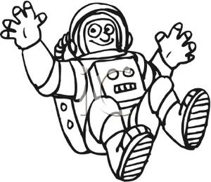 Space Clipart Black And White