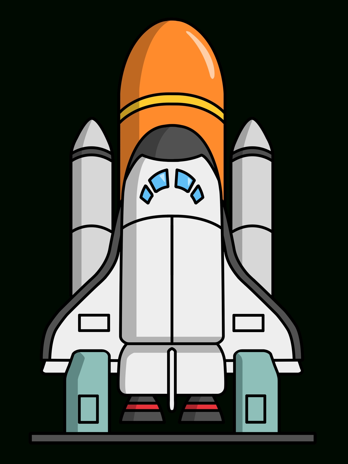 1200x1600 Space Shuttle Clipart Letters Example