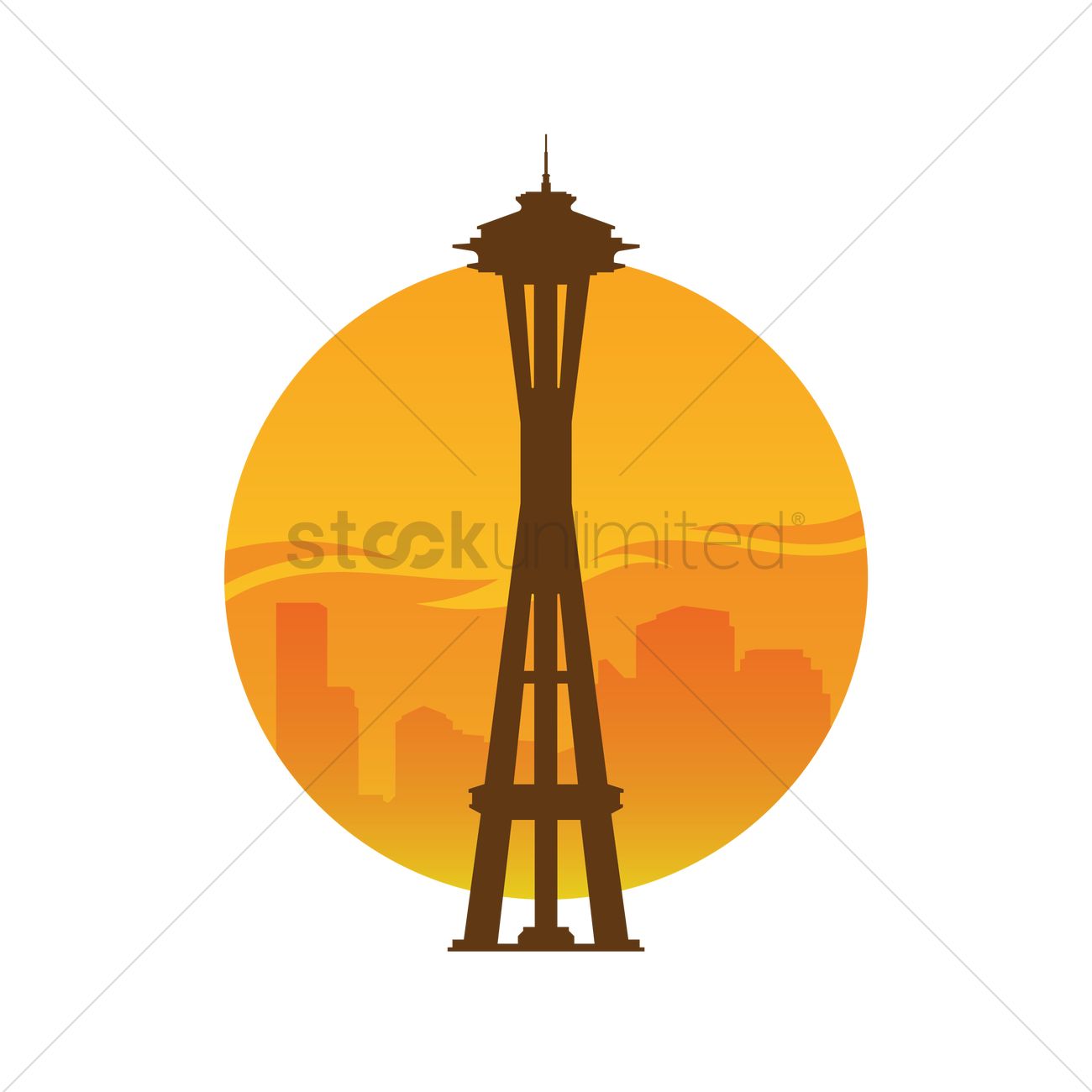 1300x1300 Clip Art Seattle Space Needle Clip Art