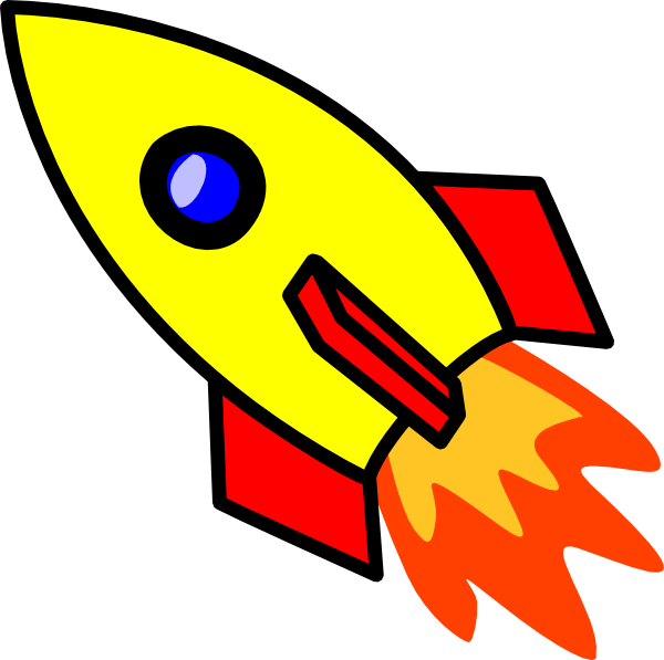 600x597 Rocket Dark Blue Window Clip Art