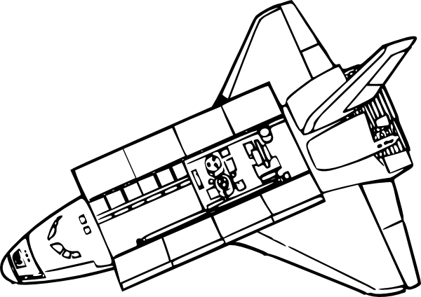 600x424 Space Shuttle 2 Clip Art