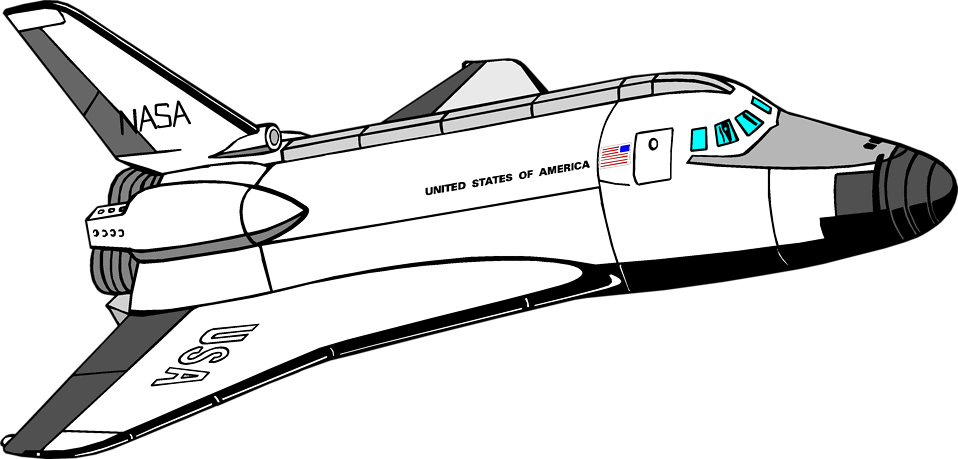 958x459 Spaceship Clipart Space Shuttle