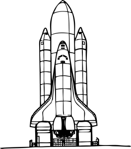264x300 Spacecraft Clip Art Download