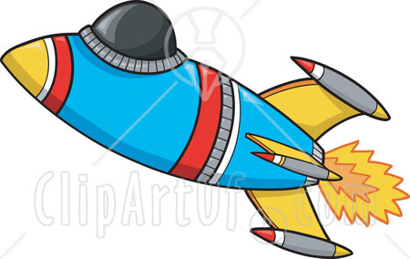 450x284 Realistic Clipart Spaceship