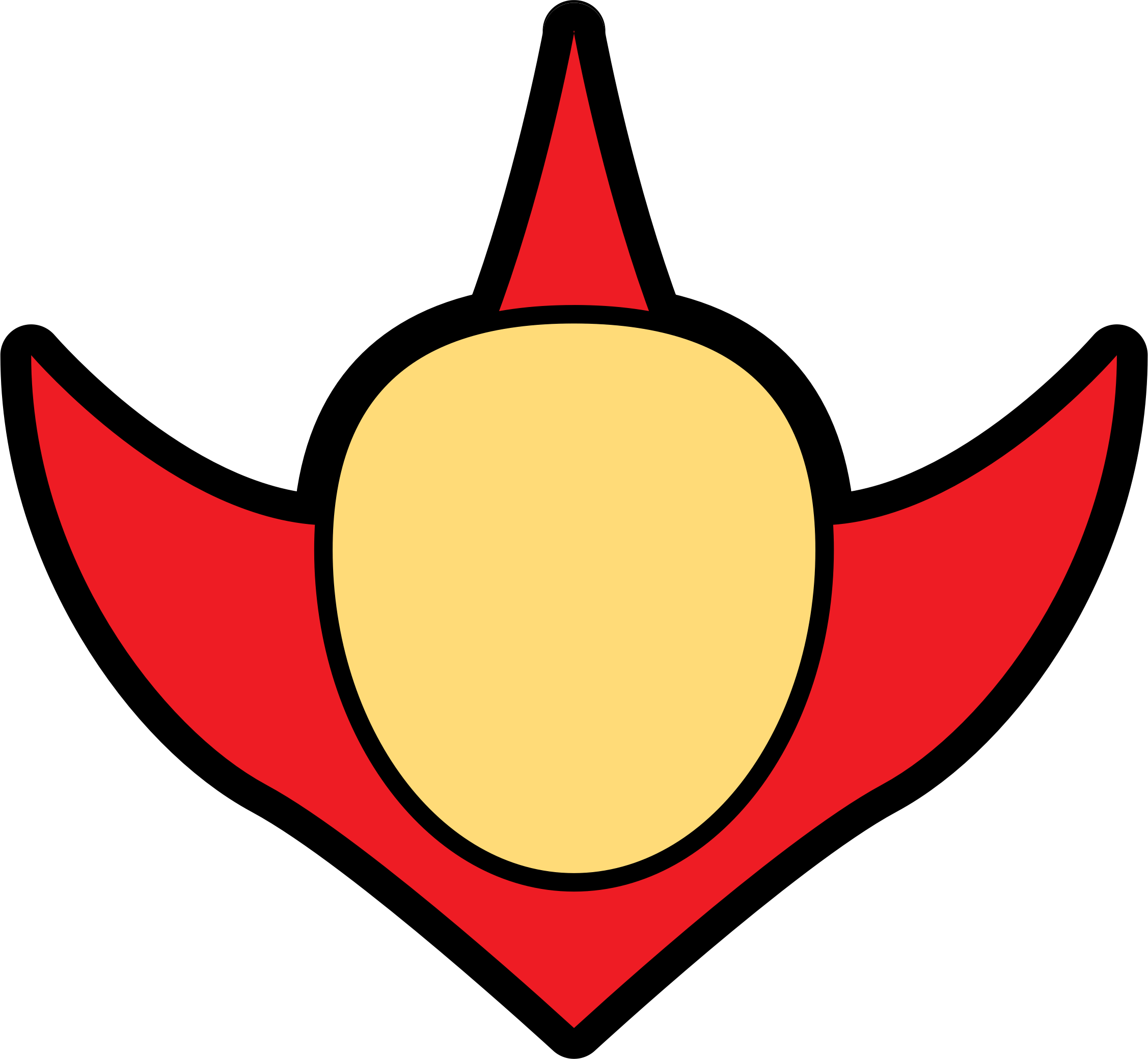 2254x2080 Vintage Spaceship Cliparts