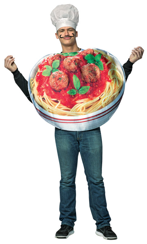 482x800 Adult Spaghetti And Meatballs Costume