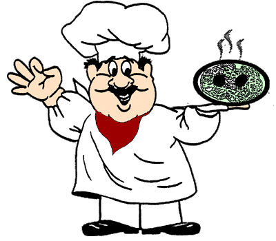 400x350 Spaghetti Clipart Italian Chef