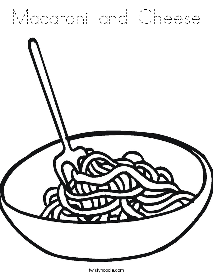 685x886 Pasta Clipart Coloring Page
