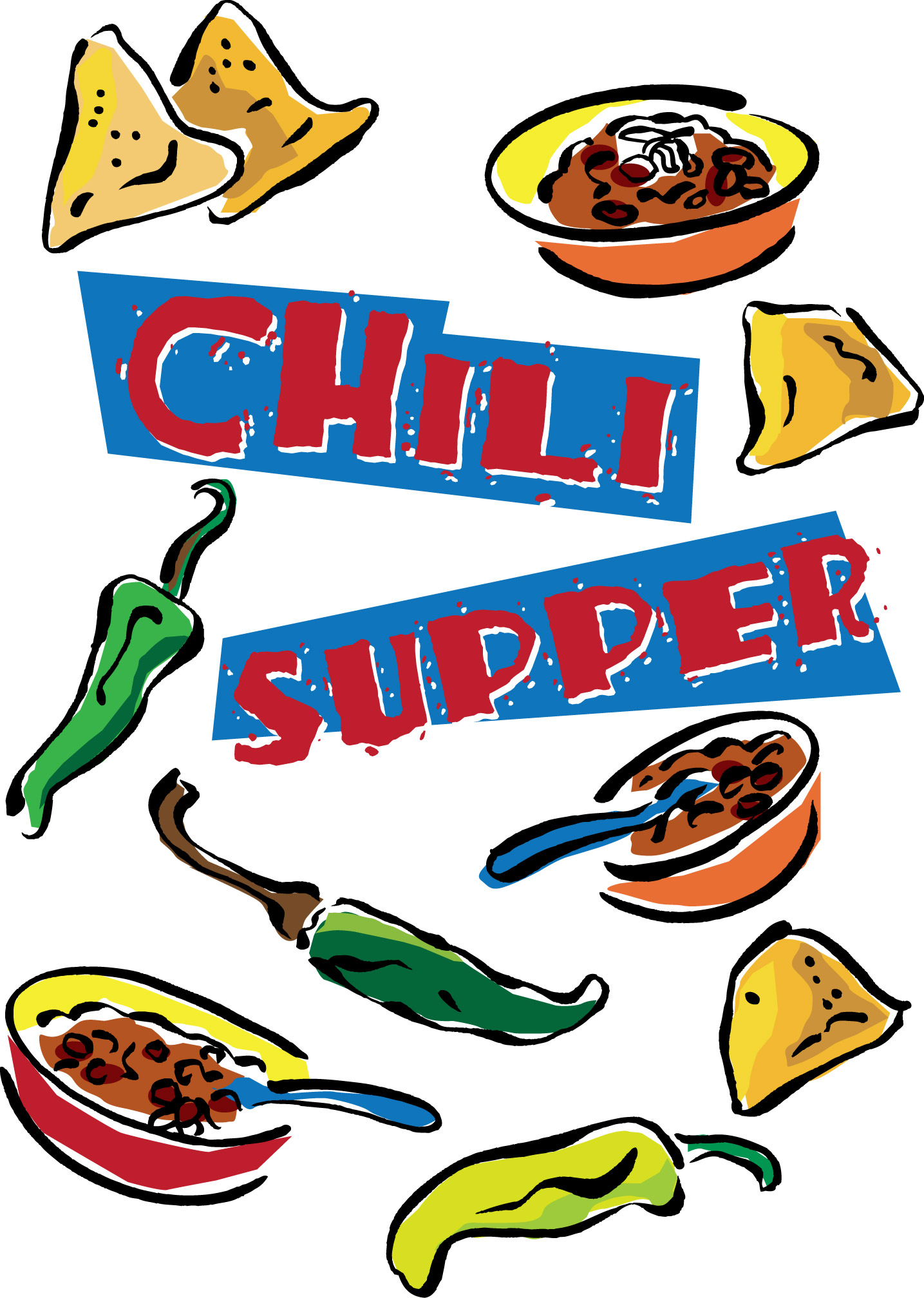 1435x2015 Chili Supper Clipart