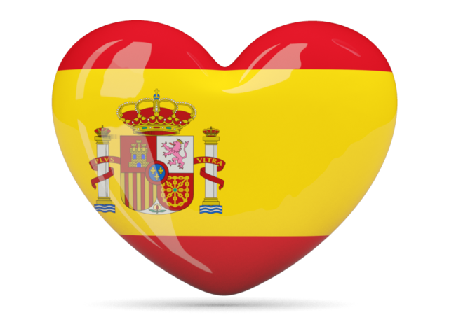640x480 Spain Flag Heart