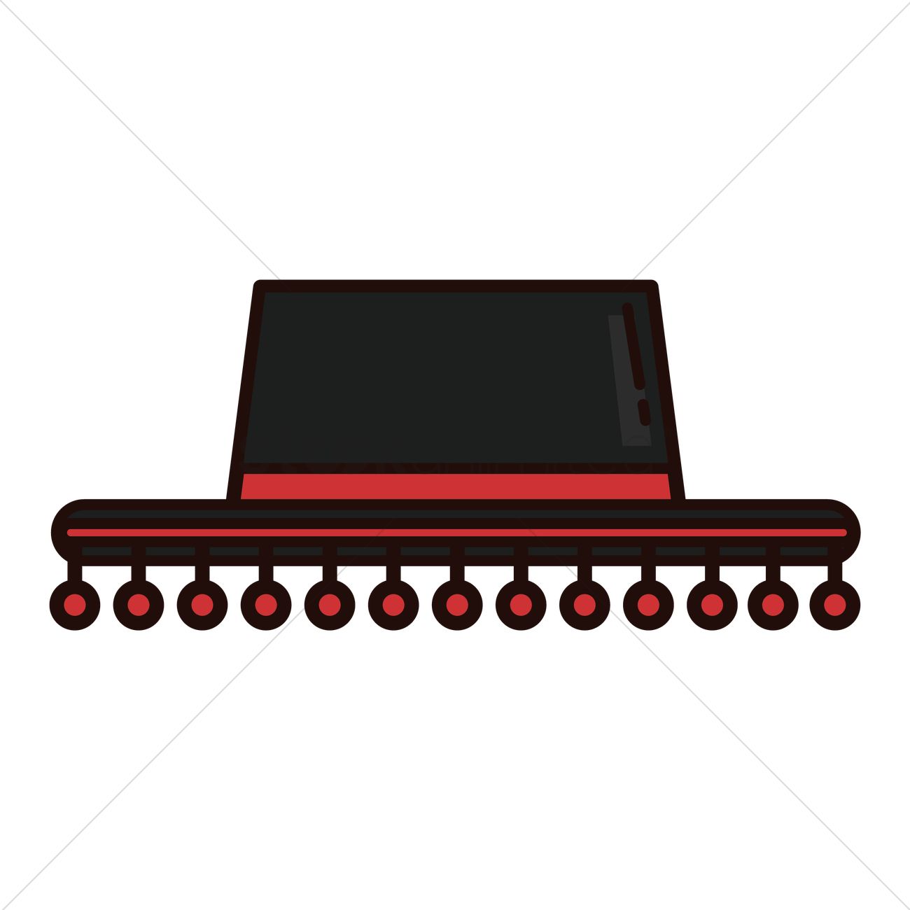 1300x1300 Spanish Hat Vector Image