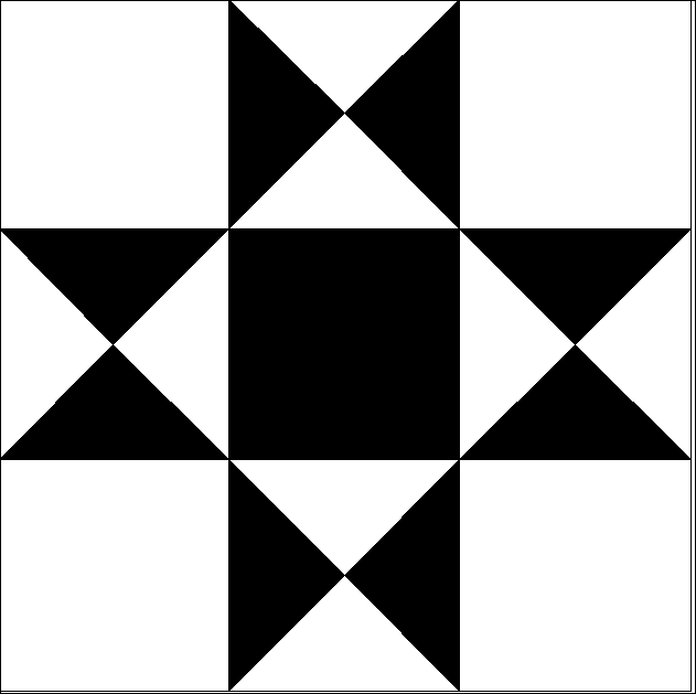631x629 Clip Art Black And White Quilt Clipart