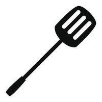 200x200 Black Clipart Spatula