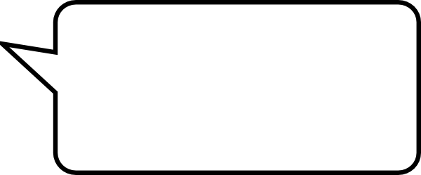 600x249 Squares Clipart Speech Bubble