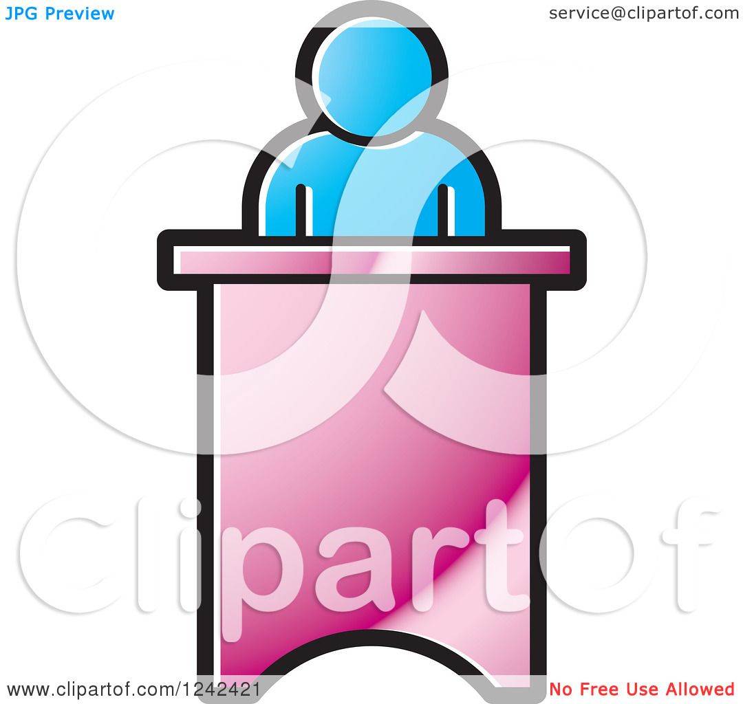 1080x1024 Clipart Of A Blue Person Speaking