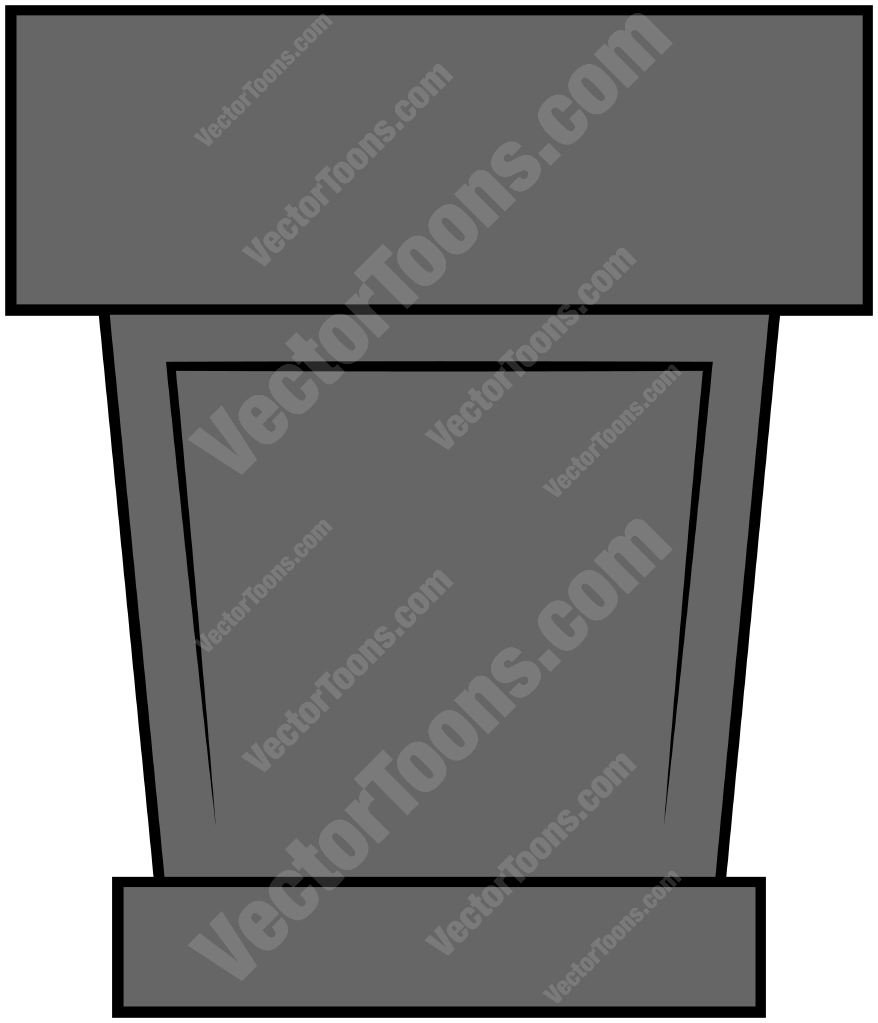 878x1023 Speakers Podium Cartoon Clipart