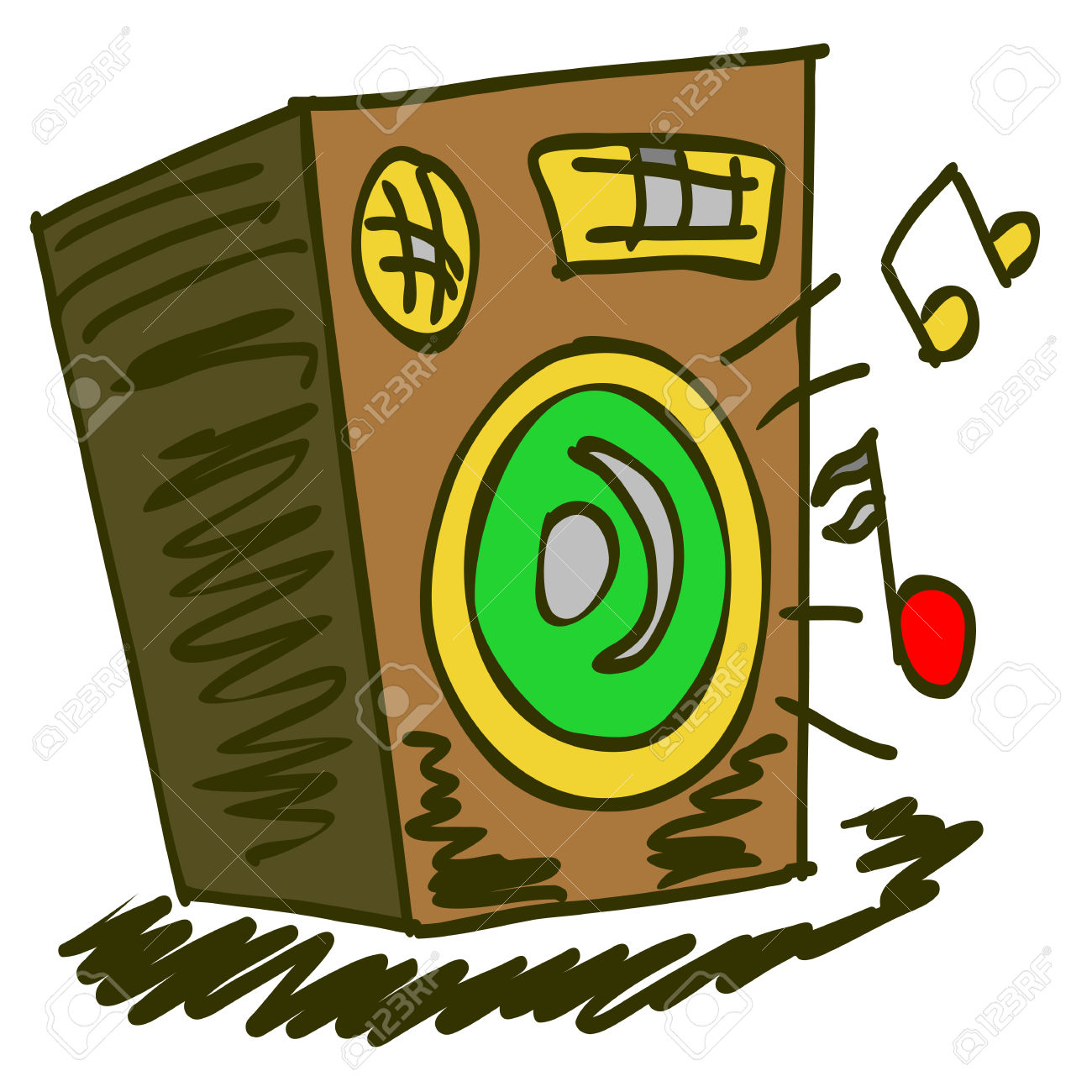 1300x1300 Speakers Clipart Radio Music