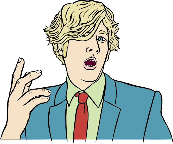 600x500 Clip Art Person Speaking Clipart