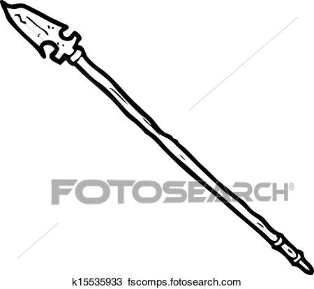 450x414 Clipart Of Cartoon Spear K15535933