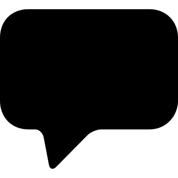 626x626 Speech Bubble Silhouette Icons Free Download