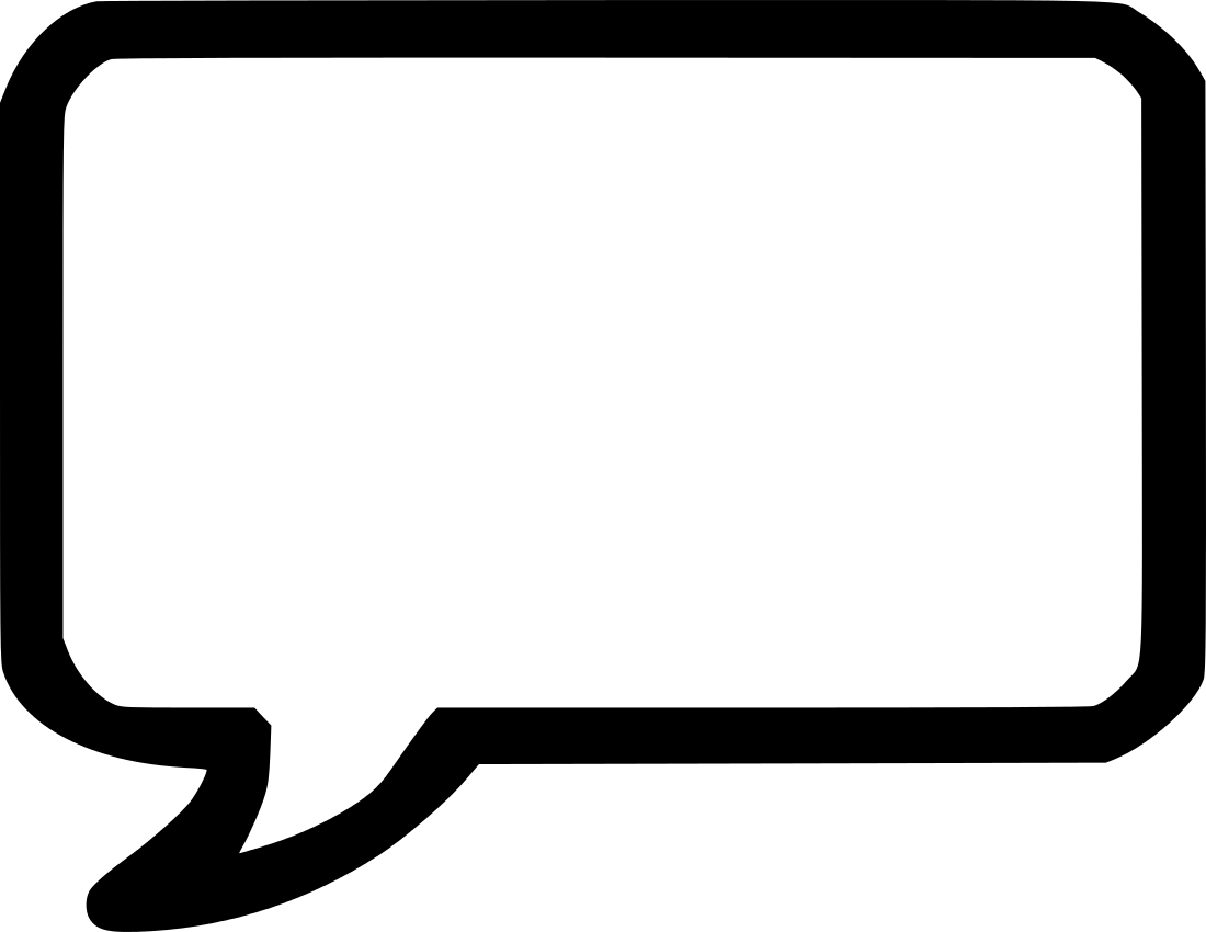 1100x850 Speech Bubble Page