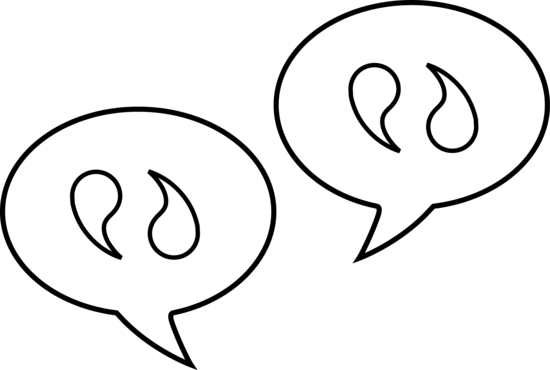 550x370 Speech Bubbles With Quotations