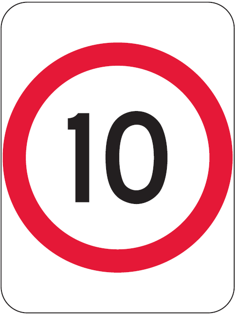 Mini Speed Limit Signs | Wydział Cybernetyki