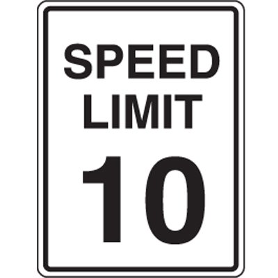 400x400 Reflective Speed Limit Signs