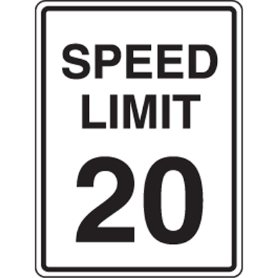 400x400 Speed Limit 20