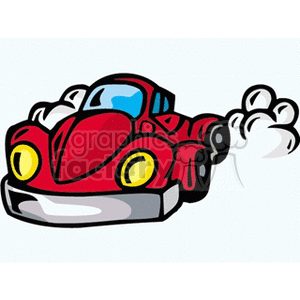 Speeding Car Clipart