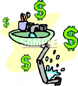 318x350 Drain Away Clipart
