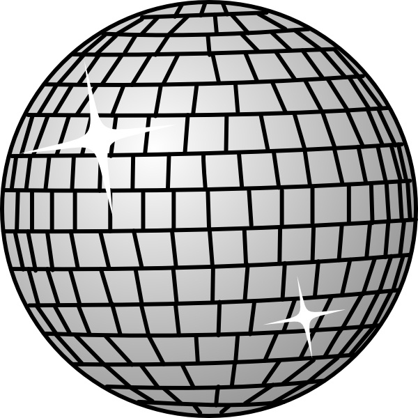 600x600 Disco Ball Clip Art Free Vector In Open Office Drawing Svg ( Svg