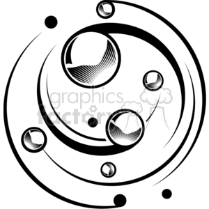 300x300 Royalty Free Sphere Tattoo Design 377689 Vector Clip Art Image