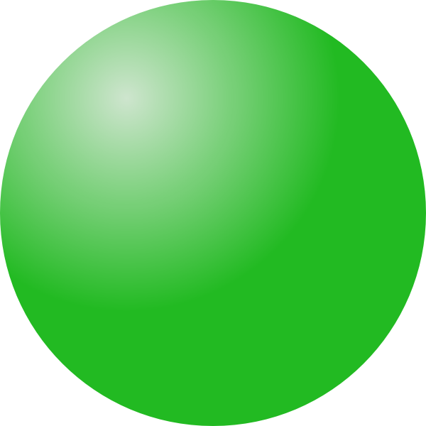 600x600 Bubble Green Clip Art