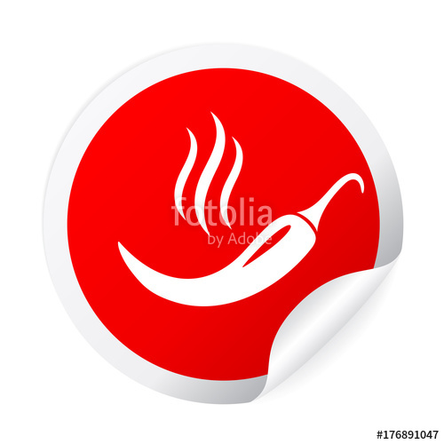 500x500 Spicy Food Warning Label Stock Image And Royalty Free Vector