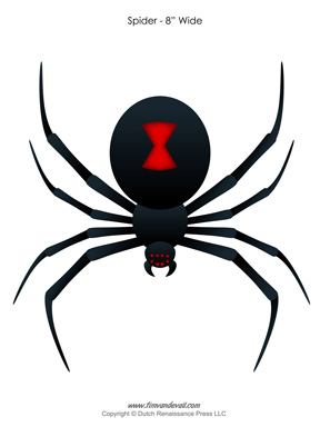 297x384 Halloween Spider Templates Amp Decorations Spider Clip Art