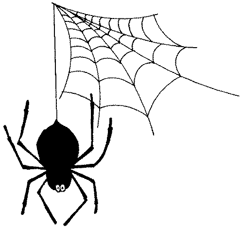 500x471 Spider Black And White Halloween Spider Cliparts And Others Art
