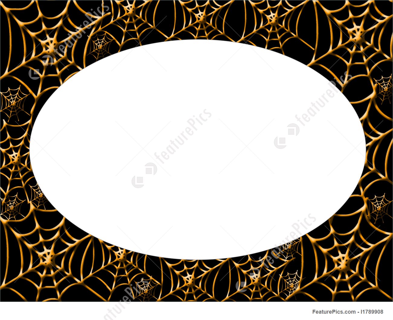 1300x1060 Halloween Spider Web Border Picture