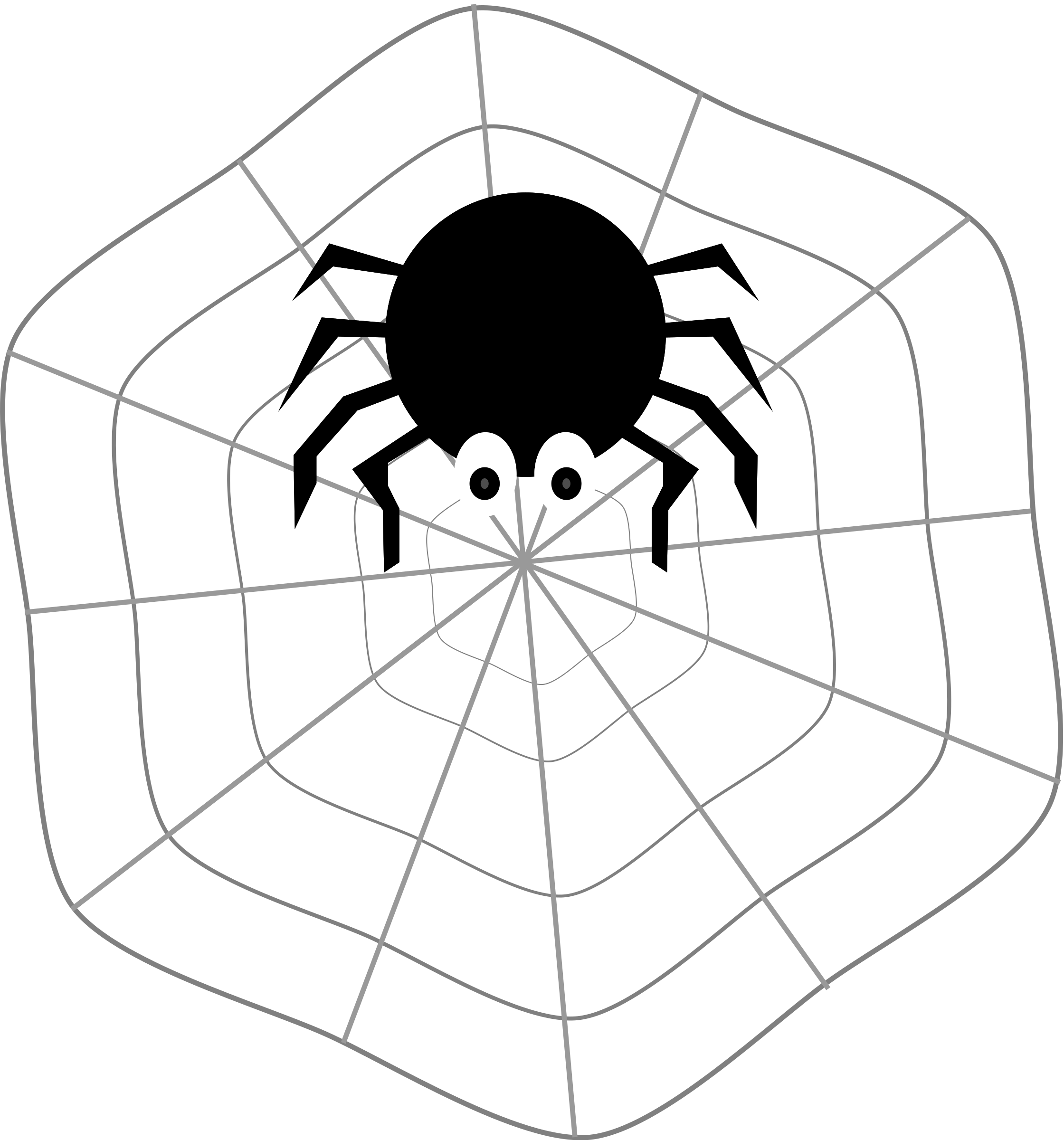 2240x2400 Spider Web Border Clipart Free Images 7