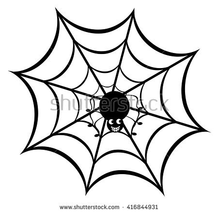 450x438 Spider Web Clipart Funny