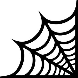 300x300 Spider Web Clipart Sticker
