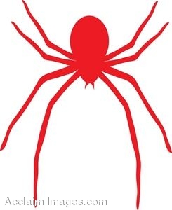 245x300 Clip Art Picture Of A Red Spider