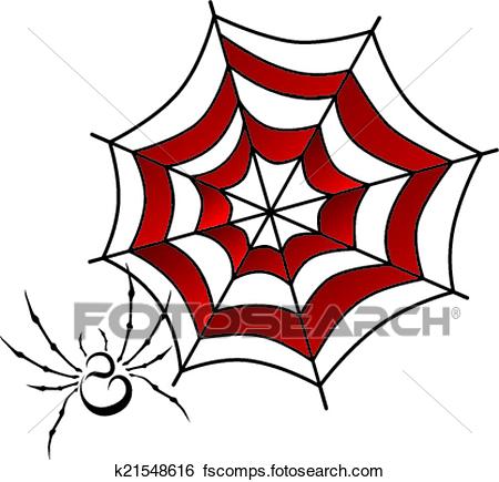 450x435 Clip Art Of Spider Web Art K21548616