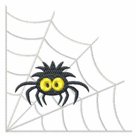 455x455 Spider Web Corner Clipart