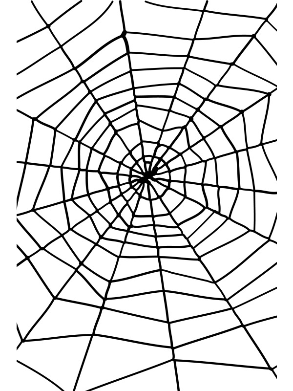 600x800 Spider Web Clipart Cartoon