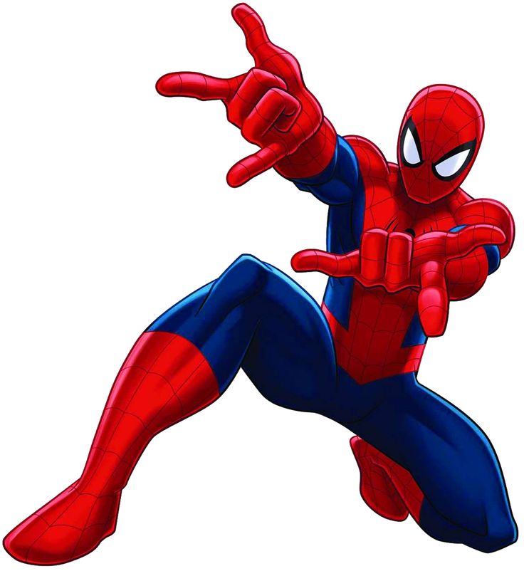 736x802 Spiderman Clipart Main Character